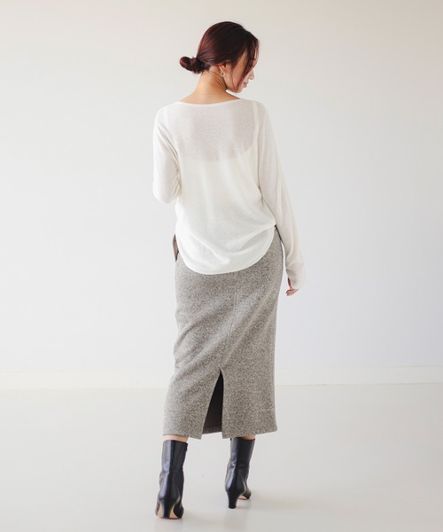 Gramicci ニットフリーススカートブラックM 未使用品ビームスコラボ セール】【ビームスの百名品】【別注】Gramicci / ニット フリース