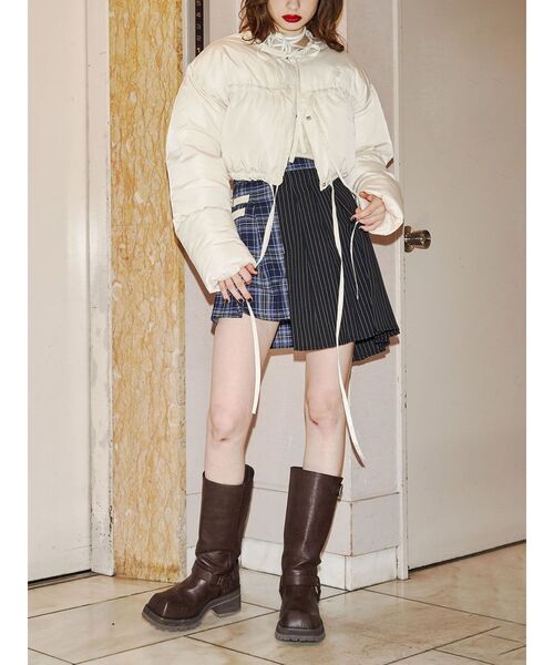 jouetie（ジュエティ） ブルゾン アウター フロントリボンショートパッ