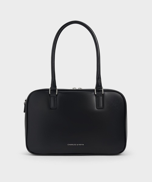 CHARLES ＆ KEITH ボストンバッグ Sianna シアンナ テクスチャー