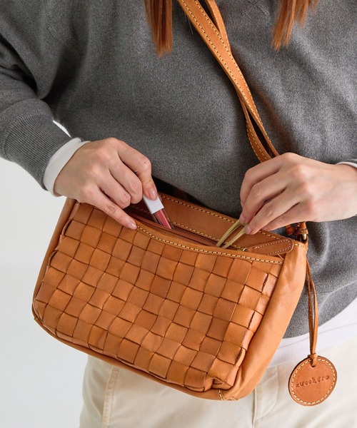 お財布ショルダー ショルダーバッグ バッグ ズッケロ 本革 お財布