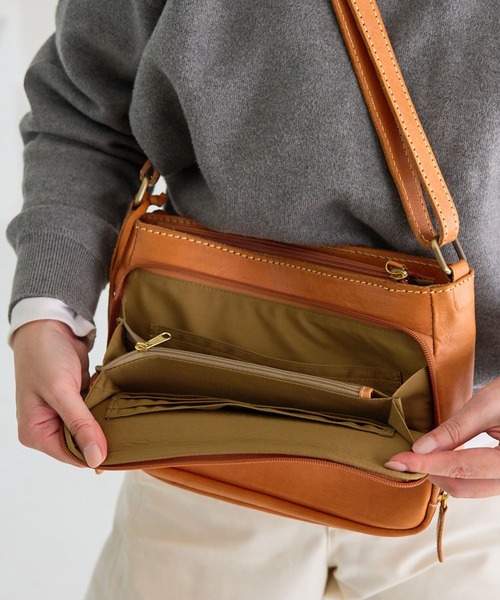 ショルダーバッグ バッグ ズッケロ 本革 お財布ショルダーバッグ 49869