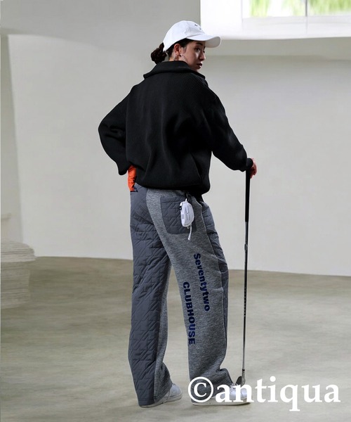 異素材切替スウェットパンツ 異素材スウェットパンツ パンツ レディース 送料無料・再販