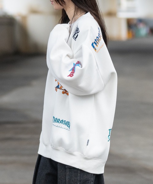 THRASHER トレーナー スウェット 「at」「THRASHER/スラッシャー