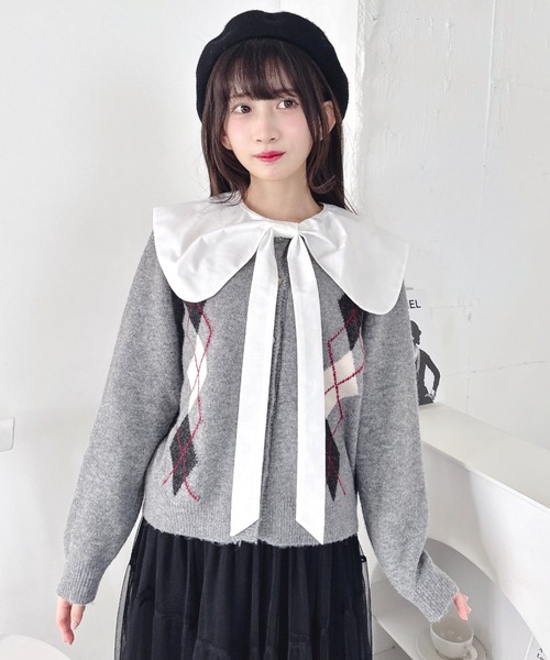 Loueme つけ襟 付け襟 リボン付け襟 : ZOZOTOWN Yahoo!店 - 通販