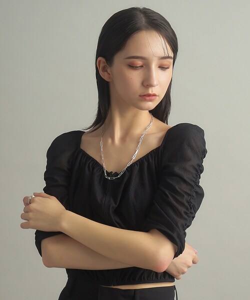 COCOSHNIK（ココシュニック） ネックレス シルバー デザインチェーン