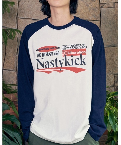 tシャツ 「UNISEX」NASTYKICK／Liberation ロングスリーブT レディース メンズ NASTY KICK tシャツ 「UNISEX」NASTYKICK／Liberation ロング