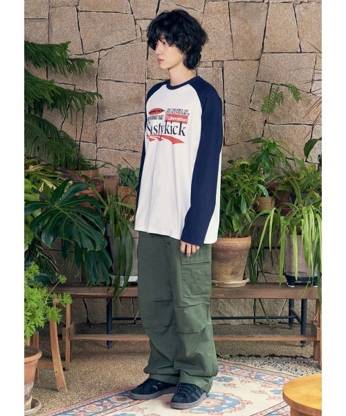 tシャツ 「UNISEX」NASTYKICK／Liberation ロングスリーブT レディース メンズ NASTY KICK tシャツ 「UNISEX」NASTYKICK／Liberation ロング