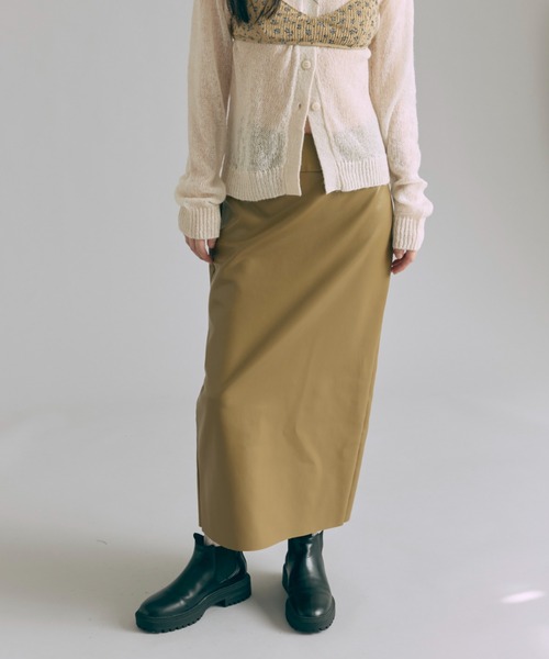 EN NEUME スカート Faux Leather Skirt : ZOZOTOWN Yahoo!店