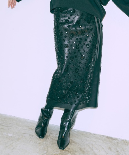 EN NEUME スカート Faux Leather Skirt : ZOZOTOWN Yahoo!店
