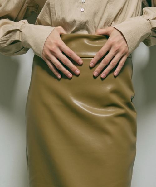 EN NEUME スカート Faux Leather Skirt : ZOZOTOWN Yahoo!店
