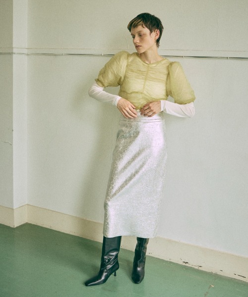 EN NEUME スカート Faux Leather Skirt : ZOZOTOWN Yahoo!店
