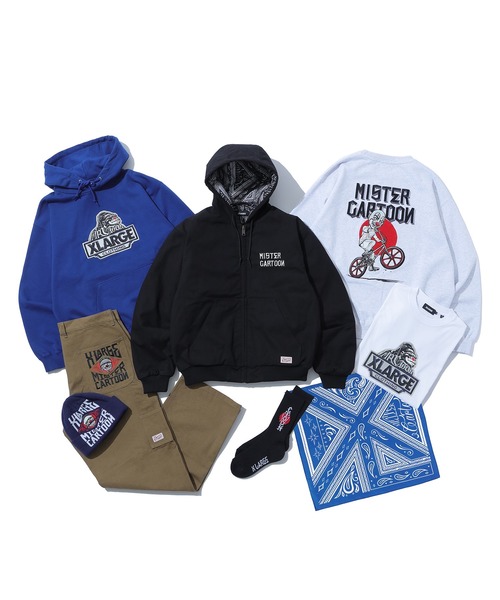 XLARGE tシャツ XLARGE×Mister Cartoon OG S/S TEE メンズ