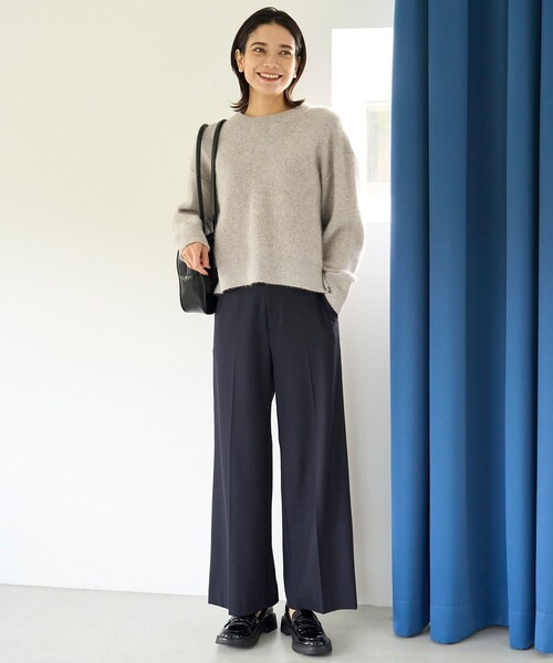 UNFILO ニット セーター 「WEB＆一部店舗限定」洗える へアリー