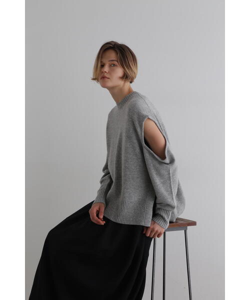 LE PHIL（ル フィル） ニット セーター ウールカシミアスリットニット