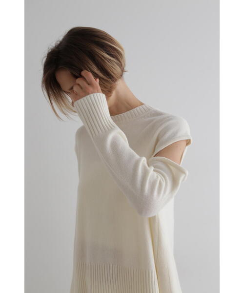 LE PHIL（ル フィル） ニット セーター ウールカシミアスリットニット