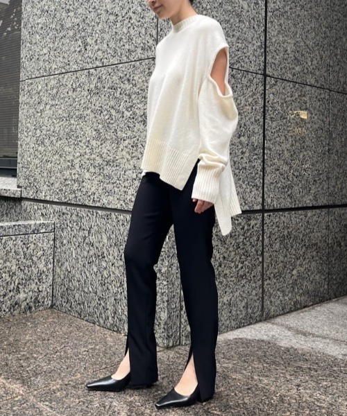 LE PHIL（ル フィル） ニット セーター ウールカシミアスリットニット