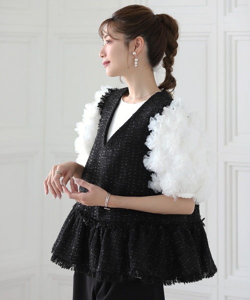 MERAKI ベスト ジレ ツイードジレ レディース : ZOZOTOWN Yahoo!店