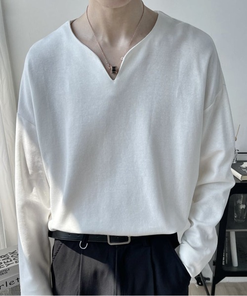 Otte tシャツ Vネックシンプルトップス メンズ レディース : ZOZOTOWN