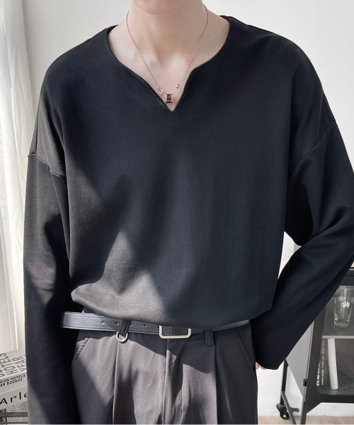 Otte tシャツ Vネックシンプルトップス メンズ レディース : ZOZOTOWN