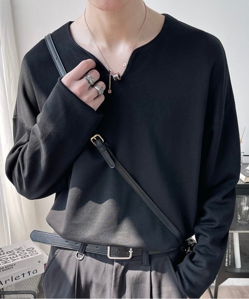 Otte tシャツ Vネックシンプルトップス メンズ レディース : ZOZOTOWN 