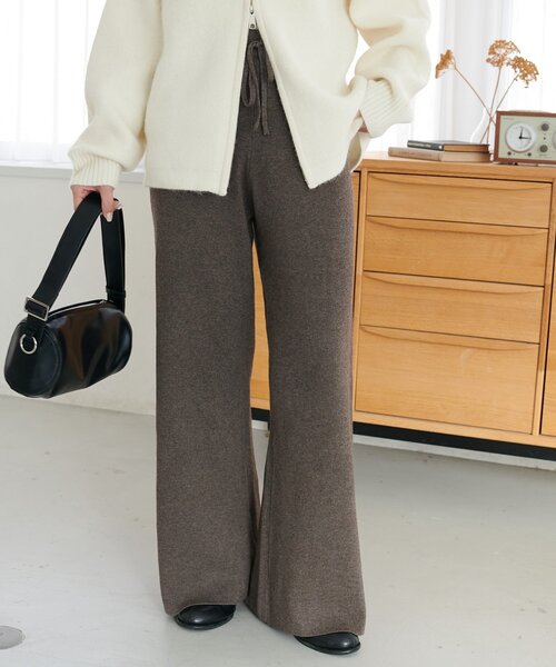 Myysoduk ニットフレアパンツ Myysoduk ニットフレアパンツ セール】ニットフレアパンツ□80～140cm