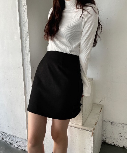 hugi スカート DOUBLE RIBBON MINI SKIRT/ダブルリボンミニスカート