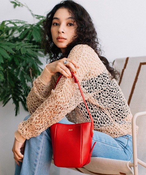 Beau're（ヴュレ） ショルダーバッグ バッグ BEAURE カウレザー バケツ