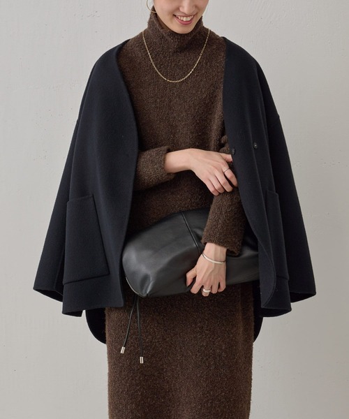 BEARDSLEY（ビアズリー） ニットワンピース FREE ブラウン レディース