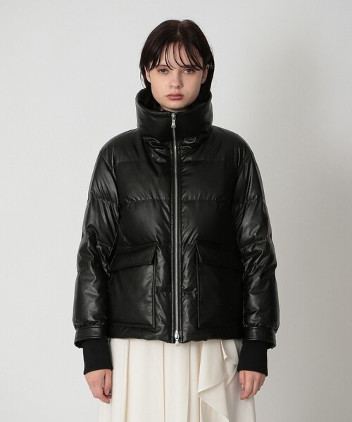 「LOVELESS」 ダウンジャケット 34 ブラック レディース_画像3