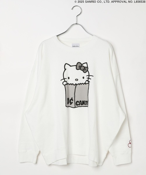 スウェット HELLO KITTY スウェット レディース BAYFLOW トレーナー スウェット 「HELLO KITTY×BAYFLOW