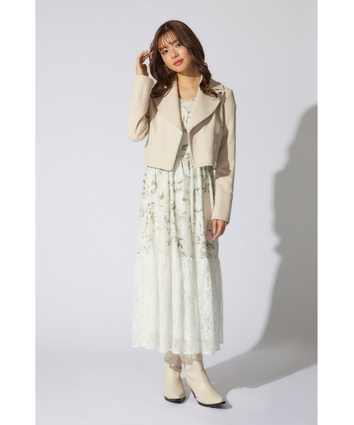 rienda（リエンダ） ブルゾン アウター フェイクスエードライダース