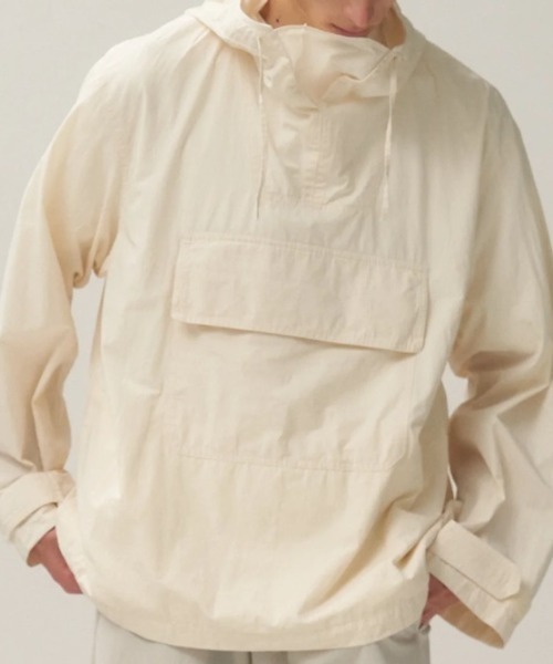 【美品】 ATON エイトン ブルゾン ライトベージュ ATON（エイトン）の「ATON (エイトン)HIGH TWIST NYLON | HARRINGTON