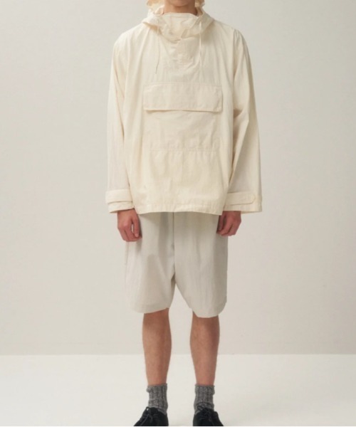 コート ジャケット ATON (エイトン)ORGANIC COTTON WEATHER | ANORAK メンズ レディースの画像