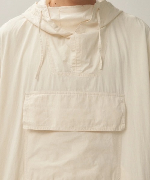 コート ジャケット ATON (エイトン)ORGANIC COTTON WEATHER | ANORAK メンズ レディースの画像