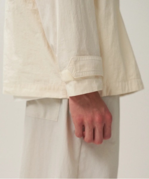 コート ジャケット ATON (エイトン)ORGANIC COTTON WEATHER | ANORAK メンズ レディースの画像