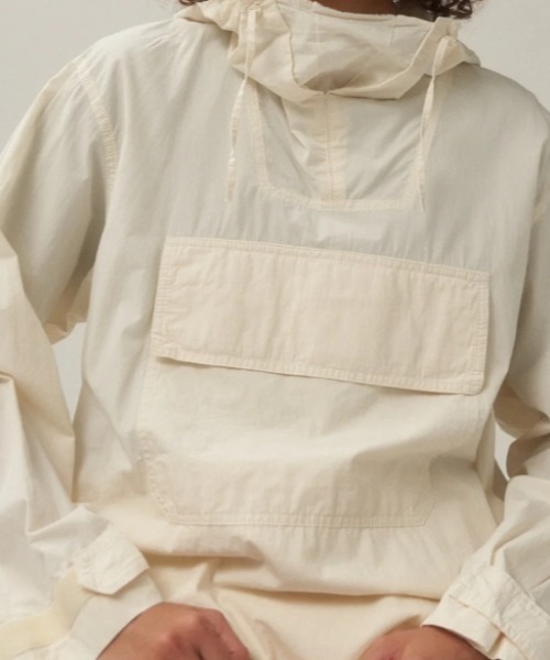 コート ジャケット ATON (エイトン)ORGANIC COTTON WEATHER | ANORAK メンズ レディースの画像