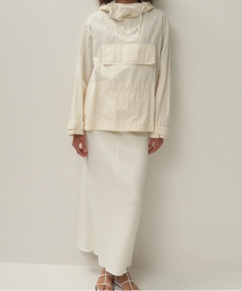 コート ジャケット ATON (エイトン)ORGANIC COTTON WEATHER | ANORAK メンズ レディースの画像