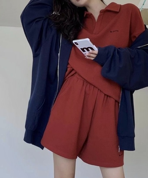 LADY LIKE（レディライク） tシャツ ショートパンツ付きオーバーサイズ
