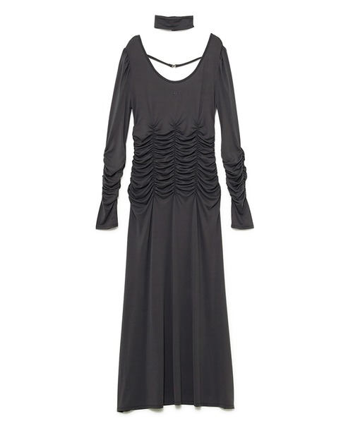 ワンピース sorin SORIN（ソリン） ワンピース Stretchy Rayon Scope Neck Maxi Dress