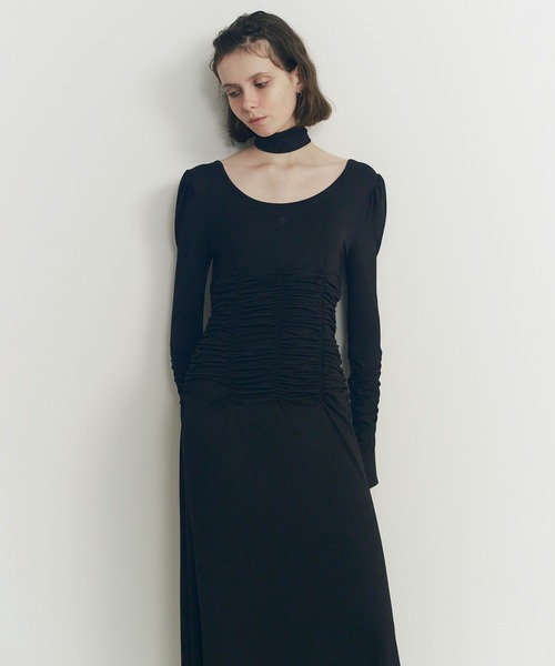 SORIN（ソリン） ワンピース Stretchy Rayon Scope Neck Maxi Dress