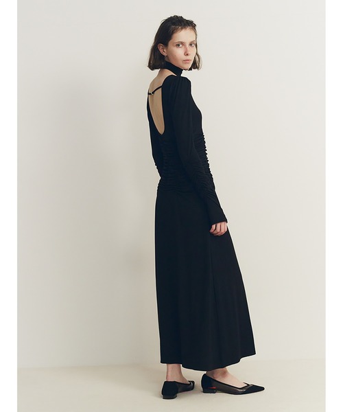 SORIN（ソリン） ワンピース Stretchy Rayon Scope Neck Maxi Dress