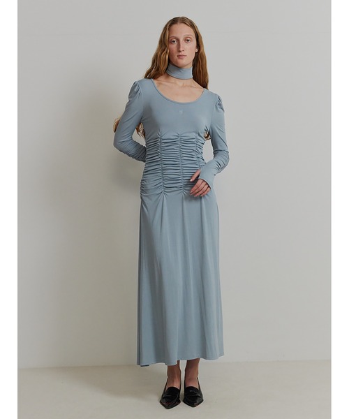 SORIN（ソリン） ワンピース Stretchy Rayon Scope Neck Maxi Dress