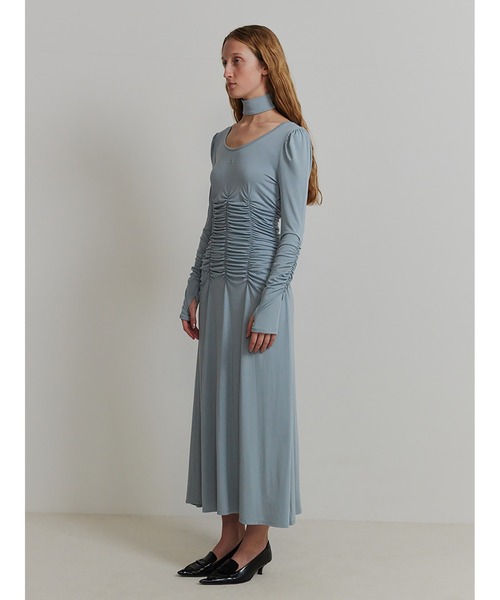 SORIN（ソリン） ワンピース Stretchy Rayon Scope Neck Maxi Dress