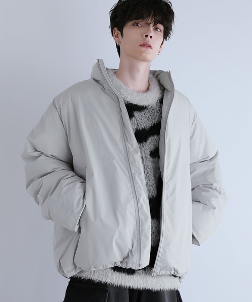 メンズ 中綿ブルゾン(Lサイズ/ライトグレー) 781235Y 【返品交換不可】