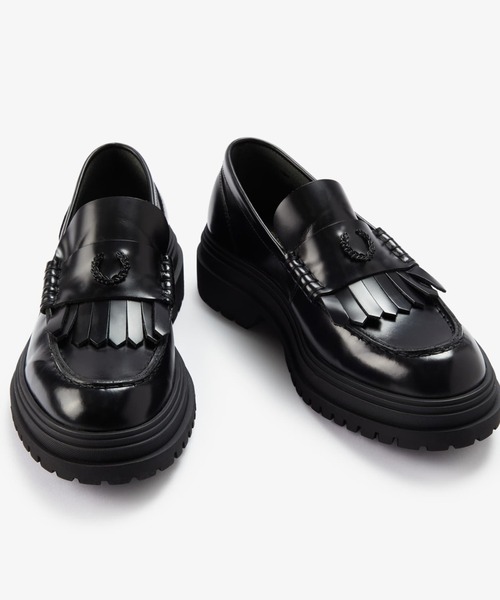 FRED PERRY 「FRED PERRY」 ローファー 39 ブラウン メンズ