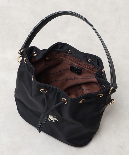 【BEVERLY HILLS POLO CLUB】国内発送 ショルダー 巾着型バッグ BEVERLY HILLS POLO CLUB ハンドバッグ 「Beverly Hills Polo