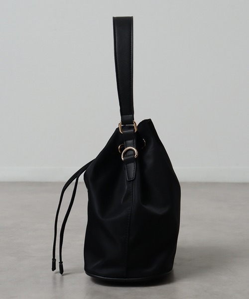 BEVERLY HILLS POLO CLUB 巾着型バッグ BH4001 BLACK BEVERLY HILLS POLO CLUB ビバリーヒルズ ポロクラブ ナイロン