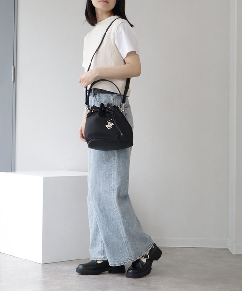 【BEVERLY HILLS POLO CLUB】国内発送 ショルダー 巾着型バッグ BEVERLY HILLS POLO CLUB ハンドバッグ 「Beverly Hills Polo