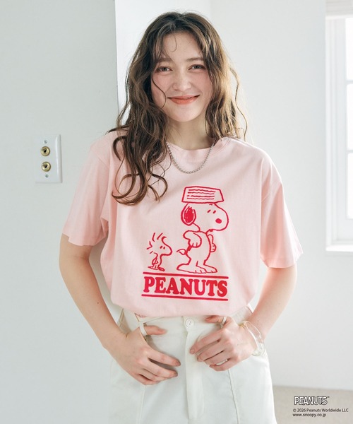PEANUTS tシャツ 半袖 「PEANUTS/ピーナッツ」SNOOPY/スヌーピー