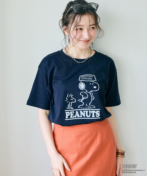PEANUTS tシャツ 半袖 「PEANUTS/ピーナッツ」SNOOPY/スヌーピー